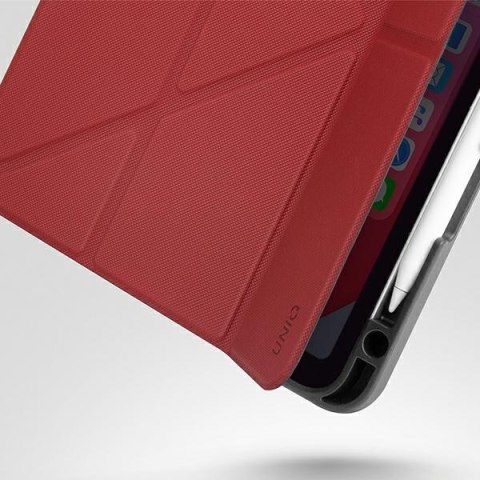 UNIQ etui Transforma Rigor i Pad Air 10,9" (2020) czerwony/coral red Antimicrobial