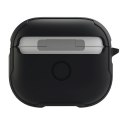 UNIQ etui Valencia Air Pods 3czarny/midnight black Antimicrobial