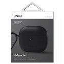 UNIQ etui Valencia Air Pods 3czarny/midnight black Antimicrobial