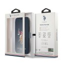 US Polo USFLBKP12LPUGFLNV i Phone 12 Pro Max 6,7" granatowy/navy book Polo Embroidery Collection