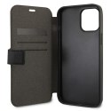 US Polo USFLBKP12SPUGFLBK i Phone 12 mini5,4" czarny/black book Polo Embroidery Collection
