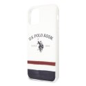 US Polo USHCN58PCSTRB i Phone 11 Pro biały/white Tricolor Pattern Collection