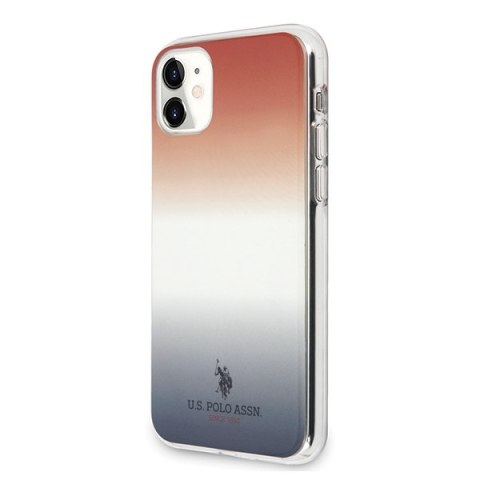 US Polo USHCN61TRDGRB i Phone 11 czerwono-niebieski/blue&red Gradient Pattern Collection