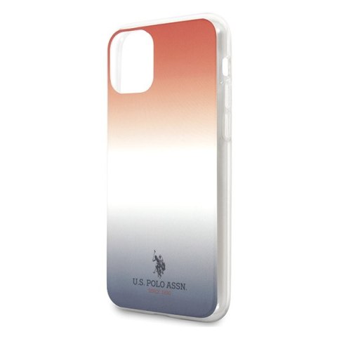 US Polo USHCN61TRDGRB i Phone 11 czerwono-niebieski/blue&red Gradient Pattern Collection