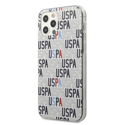 US Polo USHCP12LPCUSPA6 i Phone 12 Pro Max 6,7" biały/white Logo Mania Collection