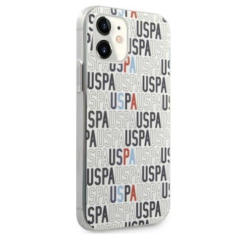 US Polo USHCP12SPCUSPA6 i Phone12 mini 5,4" biały/white Logo Mania Collection