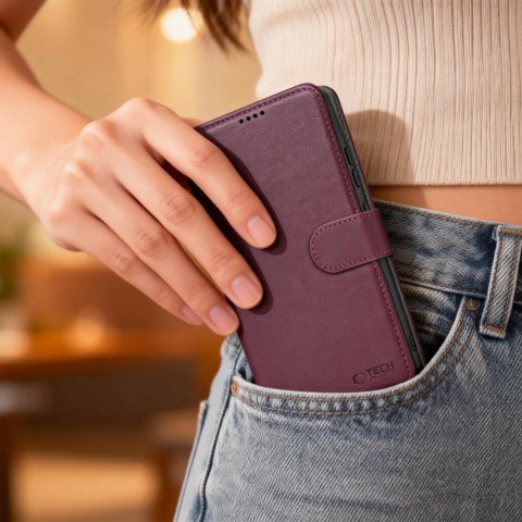 Tech-Protect portfelowe Wallet Galaxy A57 5G Ciemnofioletowy