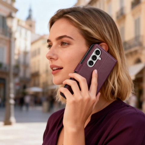 Tech-Protect portfelowe Wallet Galaxy A57 5G Ciemnofioletowy
