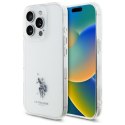 US Polo USHCP15XUSMT i Phone 15 Pro Max 6.7" przezroczysty/transparent IML Printed Double Horse Logo