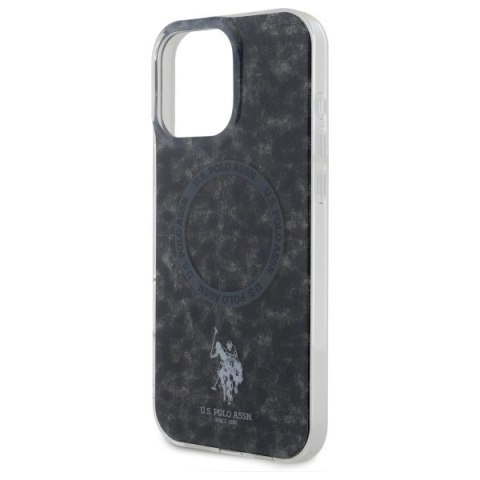 US Polo USHMP16XHOCLDPK i Phone 16 Pro Max 6.9" czarny/black IML Ring Mag Safe
