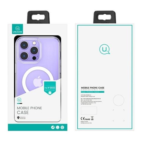 USAMS Etui Ice Magnet i Phone 14 Plus /15 Plus 6,7" transparent IP14MBC01 (US-BH801)