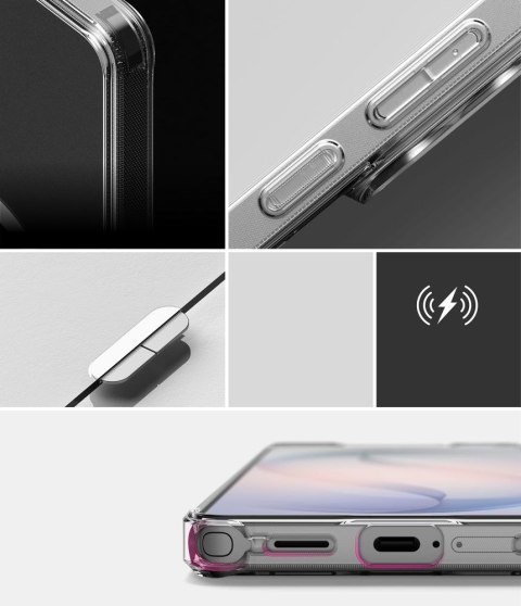 Etui Ringke Fusion Magnetic MagSafe Galaxy S26 Ultra matowe przezroczyste