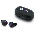 Słuchawki Bluetooth TWS BMW Carbon Metal Logo ENC czarny