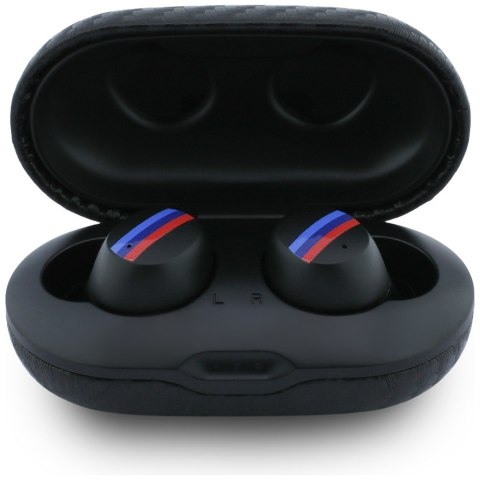 Słuchawki Bluetooth TWS BMW Carbon Metal Logo ENC czarny