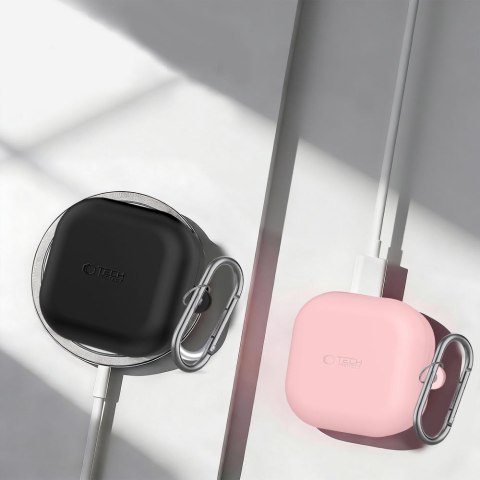 Tech-Protect Silicone Hook etui do Samsung Galaxy Buds 4 / 4 Pro brudny róż