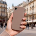 Tech-Protect Silicone MagSafe etui do iPhone 16E / 17E brązowy czekoladowy