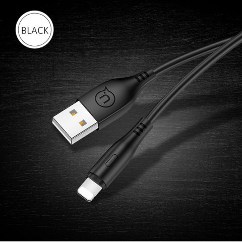 USAMS Kabel U18 lightning 2A Fast Charge1m czarny/black SJ266USB01 (US-SJ266)