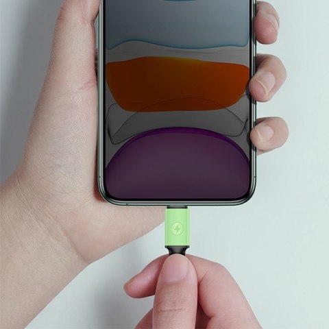 USAMS Kabel U52 lightning 2A Fast Charge1m zielony/green SJ434USB02 (US-SJ434)