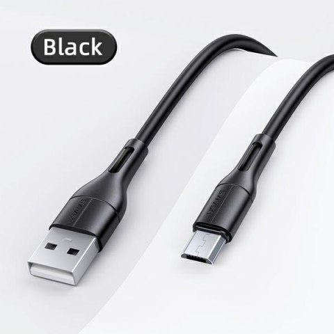 USAMS Kabel U68 micro USB 2A Fast Charge1m czarny/black SJ502USB01 (US-SJ502)