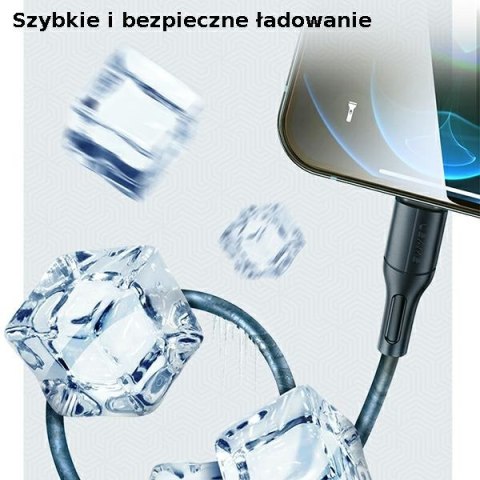 USAMS Kabel U68 micro USB 2A Fast Charge1m niebieski/blue SJ502USB03 (US-SJ502)