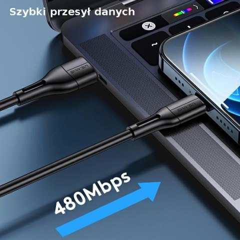 USAMS Kabel U68 micro USB 2A Fast Charge1m niebieski/blue SJ502USB03 (US-SJ502)