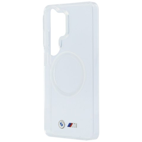 Etui BMW IML Shockproof Metal Logo Mag Safe do Samsung Galaxy S26 Ultra przezroczysty