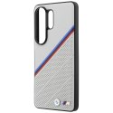 Etui BMW Tricolor Metal Logo Mag Safe do Samsung Galaxy S26 Ultra szary