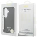 Etui Guess Fixed Glitter Triangle Mag Safe do Samsung Galaxy S26 czarny