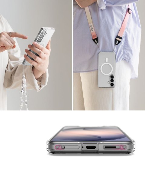 Ringke Fusion Magnetic MagSafe Galaxy S26+ Plus przezroczysty