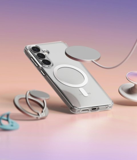 Ringke Fusion Magnetic MagSafe Galaxy S26+ Plus przezroczysty