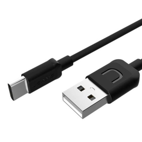 USAMS Kabel U-Turn USB-C 1mczarny/black 2A TCUSBXD01 (US-SJ099)