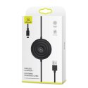 USAMS Ładowarka indukcyjna US-CC096 10Wz kablem lightning czarny/black CC96WH01