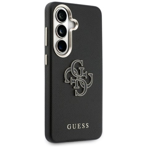 Etui Guess Grained Big 4G Metal Logo do Samsung Galaxy S26 czarny
