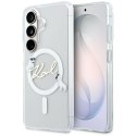 Etui Karl Lagerfeld IML KC Script Mag Safe do Samsung Galaxy S26 przezroczysty