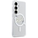 Etui Karl Lagerfeld IML KC Script Mag Safe do Samsung Galaxy S26 przezroczysty
