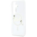 Etui Karl Lagerfeld IML KC Script Mag Safe do Samsung Galaxy S26 przezroczysty