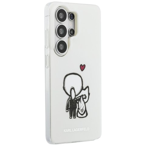 Etui Karl Lagerfeld IML Karl&Choupette Mag Safe do Samsung Galaxy S26 Ultra przezroczysty