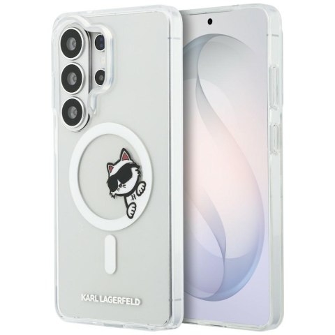 Etui Karl Lagerfeld IML Peekaboo Choupette Mag Safe do Samsung Galaxy S26 Ultra przezroczysty