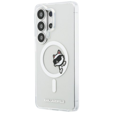 Etui Karl Lagerfeld IML Peekaboo Choupette Mag Safe do Samsung Galaxy S26 Ultra przezroczysty