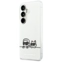 Etui Karl Lagerfeld IML Peekaboo Karl&Choupette Mag Safe do Samsung Galaxy S26 Plus przezroczysty