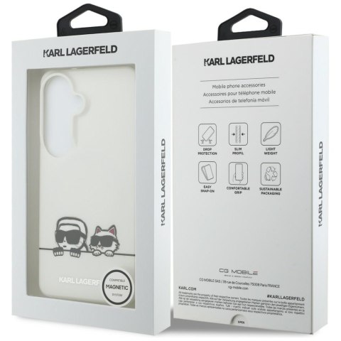 Etui Karl Lagerfeld IML Peekaboo Karl&Choupette Mag Safe do Samsung Galaxy S26 przezroczysty