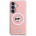 Etui Karl Lagerfeld IML Repeated Choupette Mag Safe do Samsung Galaxy S26 różowy