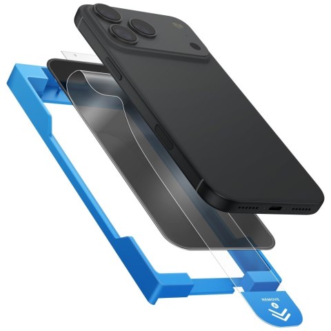 Szkło hartowane UNIQ Optix Exofit Privacy do i Phone 17 Pro Max prywatyzujące z aplikatorem