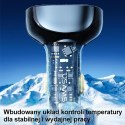 USAMS Ładowarka sam. 2x USB+1x USB-C 125WFast Charge transparent blue CC158CC02 (US-CC158)