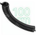 USAMS Ładowarka sam. 2x USB-C 1x USB-A C33 60Wwith spring cable Fast Charge czarny/black CC167CC01 (US-CC167)