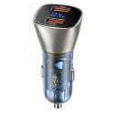 USAMS Ładowarka sam. C29 45W 2x USB-AFast Charge jasno złoty/light gold CC154CC01(US-CC154)