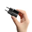 USAMS Ładowarka sieciowa 1x USB-C T36 mini 20W(only head) PD3.0 Fast Charging czarny/black CC124TC01 (US-CC124)