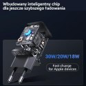 USAMS Ładowarka sieciowa 1x USB-C T45 mini 30W(only head) PD3.0 Fast Charging biały/white CC148TC02 (US-CC148)