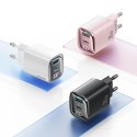 USAMS Ładowarka sieciowa CC229 30W Ga NUSB-C/USB-A Fast Charging XC Series czarny/black CC229TC01