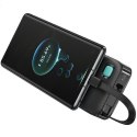USAMS Powerbank ze zwijanym kablem USB-CRetractable 10000 m Ah PD 20W Fast Charge XY Series biały/white 10KCD22402 (US-CD224)